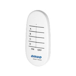 4-channel remote control for remote control of ORNO Smart Home flush-mounted relays and outlets