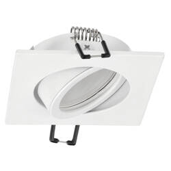 AKTYN 1 SQ White IP20 square recessed ceiling spot luminaire white EDO777120 Edo Solutions