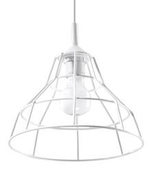 ANATA pendant luminaire, 1 x E27, white, SOLLUX, SL.0145