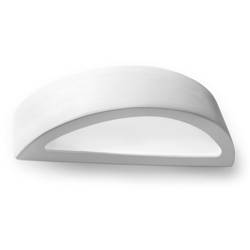 ATENA ceramic wall lamp, 1 x E27, can be painted, SOLLUX, SL.0001