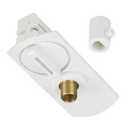 Adapter for 1-phase bus, white, with strain relief SLV 143121