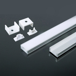 Anodized aluminum profile, milk diffuser 2m V-TAC 3355