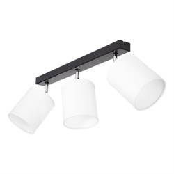 Aprillia Ceiling Lamp 3xE27 Max.25W Black/Chrome/White Britop