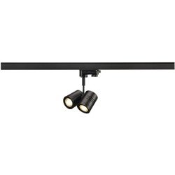 BIMA II luminaire black, 2xGU10 includes 3-F adapter SLV 152230