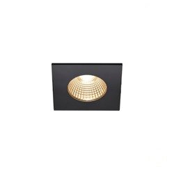 Black square ceiling luminaire RATTA-I 7.3W SLV 1002101