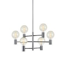 CAPITAL 6L E27 Chrome pendant lamp 106419 Markslojd