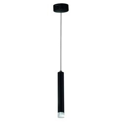 CARBON 1X5W LED pendant lamp black IP20 4000K Milagro