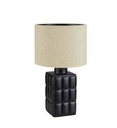 CUSCINI 1L Small E27 black/beige table lamp small Markslojd 108248