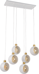 CYKLOP Pendant Lamp white 6x E27 60W 2746 TK Lighting