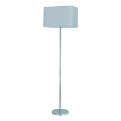 Cadre Floor Lamp 1xE27 Max.40W Chrome/Transparent PVC/Grey Britop