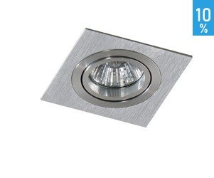 Caro S aluminum flush mount ceiling luminaire by Azzardo SN-6811S-ALU