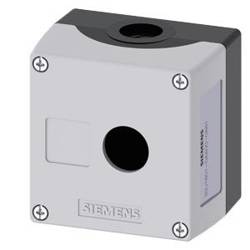 Cassette housing 1-hole 22mm black-gray M20 IP69k Sirius ACT 3SU1801-0AA00-0AB1 Siemens