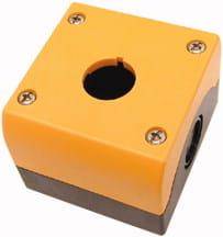 Cassette housing 1-hole 22mm yellow IP67 216536 Eaton