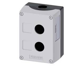 Cassette housing 2-hole 22mm black-grey M20 IP69k Sirius ACT 3SU1802-0AA00-0AB1 Siemens