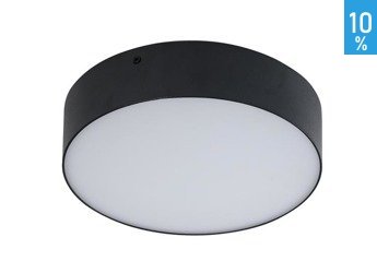 Ceiling lamp plafond Monza round 22cm 3000K black Azzardo SHR653000-20-BK