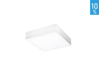 Ceiling lamp plafond Monza square 40cm 4000K white Azzardo SHS564000-50-WH