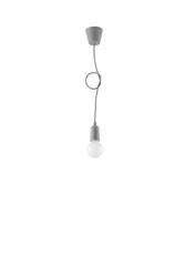 DIEGO 1 grey pendant lamp Sollux SL.0575