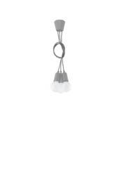 DIEGO 3 grey pendant lamp Sollux SL.0576