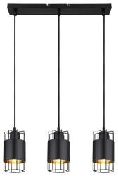 Dimitri IP20 pendant lamp 3xE27 black Rabalux 3126