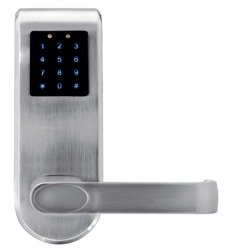 EURA ELH-82B9 SILVER access control signboard with touch keypad SMS control Mifare reader Bluetooth module and universal mounting screw spacing
