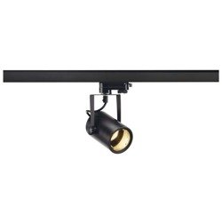 EURO SPOT GU10 luminaire, black including 3-phase adapter SLV 153850