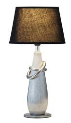 EVELYN silver, black E14 40W IP20 table lamp Rabalux