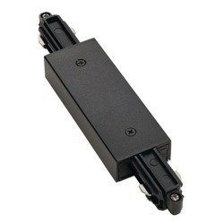 Electric switch for 1-phase bus, black, with power connection SLV 143100