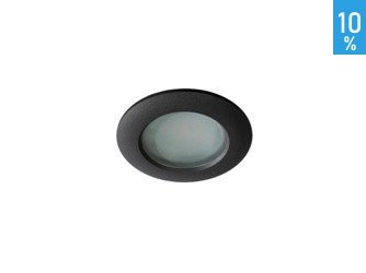 Emilio 1 recessed ceiling luminaire black Azzardo AZ0809