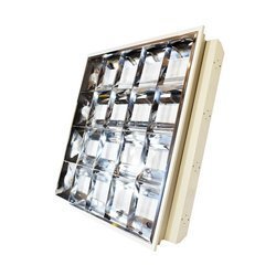 Flush mounted 4x60cm louvre luminaire for LED fluorescent lamp Milagro EKR3126