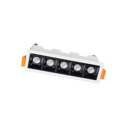 Flush mounted MINI LED 10W 3000K 600lm linear luminaire white, black Nowodvorski 10042