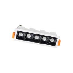 Flush mounted MINI LED 10W 4000K 660lm linear luminaire white, black Nowodvorski 10043