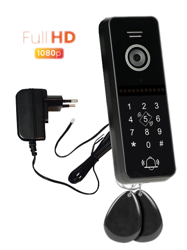 Full HD 1080p, single-family video cassette with keypad and 13.56MHz proximity card and keyfob reader for expansion of VIFIS Full HD and BESAR systems