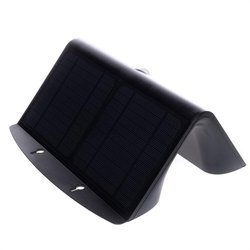 Garden wall lamp, solar Butterfly black LED 6,8W 4000K 800lm IP65 Milagro