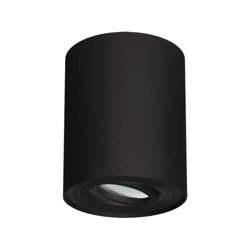 HARY C GU10 BLACK BLACK round tube ceiling luminaire Struhm 03713