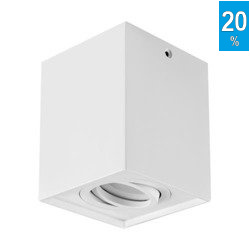 HARY D GU10 WHITE square ceiling luminaire white Struhm 03714