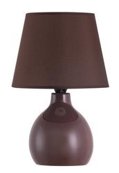 INGRID brown E14 40W IP20 table lamp Rabalux