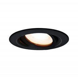 LAGOS black recessed pendant light movable IP65 GU10 50W Light Prestige LP-4425/1RM BK