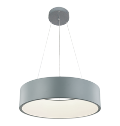 LED Malaga 24W 3000K 1700lm grey round pendant lamp LP-622/1P GREY Light Prestige