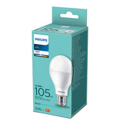 LED bulb A67 E27 14.5W =105W 3000K warm WW 1650lm Philips