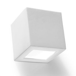 LEO ceramic wall lamp, 1 x E27, paintable, SOLLUX, SL.0005