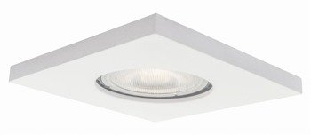 Lagos square GU10 white IP65 flush mount eyelet