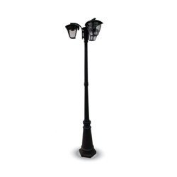 Lantern standing garden lamp triple black large E27 IP44 VT-740 7063 V-TAC