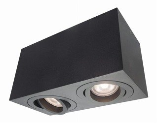 Lyon 2 surface-mounted luminaire black GU10