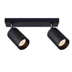 MALGA 2 Black spot surface-mounted strip luminaire 2xGU10 black EDO777348 Edo Solutions