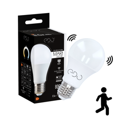 MARI LED Sensor E27 light bulb with motion sensor and dusk sensor 8,5W 4000K neutral NW 806lm EDO777392 Edo Solutions