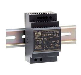 MEAN WELL 60W 24V 2.5A DIN rail power supply HDR-60-24