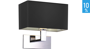 Martens wall sconce lamp black Azzardo MB2251-B-E27 BK