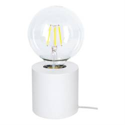 Minnie Table Lamp 1xE27 Max.25W White/Transparent PVC Britop