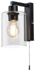 Miroslaw wall lamp IP20 1xE27 matte black Rabalux 5077