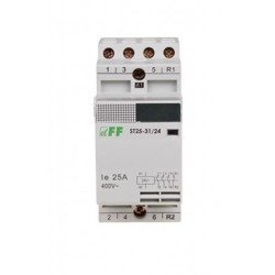 Modular contactor 25A 3xNO+1×NC 24V AC ST25-31-24V F&amp;F